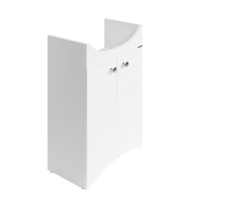 АТТИКА-50 Тумба напольная 490х820х330 (2 створки), бел. (подходит умывальник мебельный Аттика 50) ATKSACW50013F1