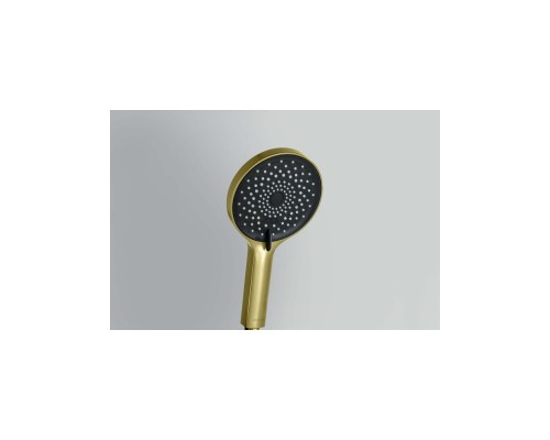 AQ2201BG ЛУГАНО ручной душ 3jet, шлиф.золото AQ2201BG