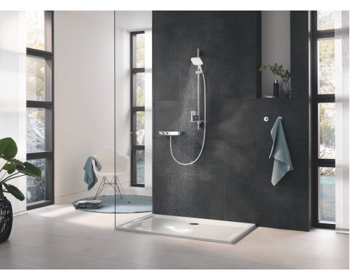 26586LS0 Rainshower SmartActive 130 Душевой гарнитур III, душевая штанга 900 мм, шланг 1750 мм, полочка, белая луна 26586LS0