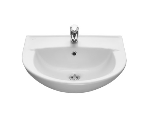 131116S0011B0 Умывальник Виктория с переливом белый 564х453 1.3111.6.S00.11B.0