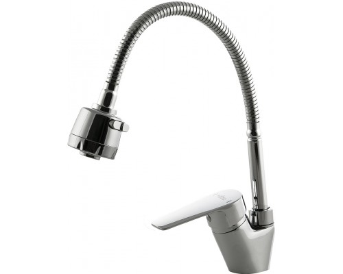 S35-26 Смеситель одноручный (35мм) для кухни с гибким изливом, хром S35-26