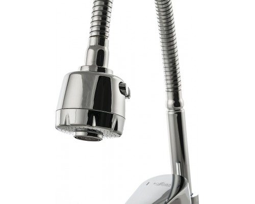 S35-26 Смеситель одноручный (35мм) для кухни с гибким изливом, хром S35-26