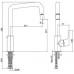 102118044EX LUNA смеситель для кухни 102118044EX