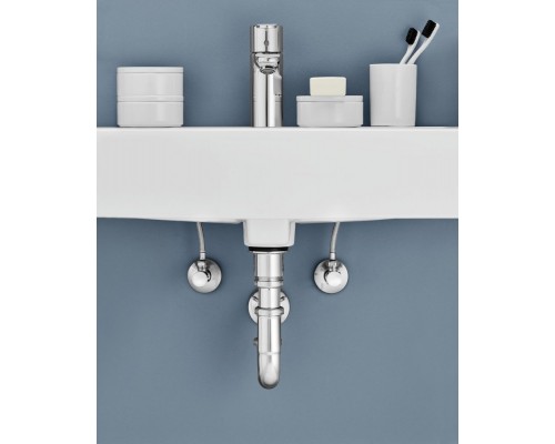 22039000 Вентиль угловой 1/2″-3/8″ для подключения смесителей, хром 22039000