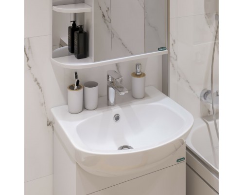 Тумба напольная Аттика-50 (2 створки) + Умывальник АТТИКА 50 SET_Аттика-50/Аттика-50