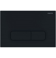 KDI-0000017 (002D) Панель смыва Черная матовая (клавиши прямоугольные) KDI-0000017