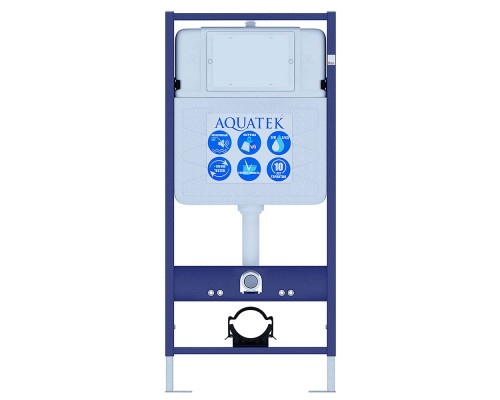 SET AQUATEK ОБЕРОН WT (рама AQUATEK Standard INS-0000012(без клавиши и крепежа)+унитаз ОБЕРОН AQ1363WT-00 с тонким сиденьем soft-close SET AQUATEK ОБЕРОН WT