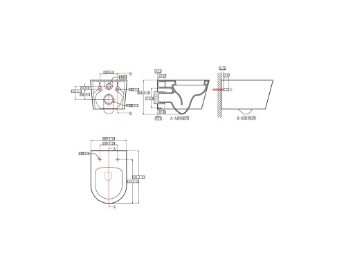 SET AQUATEK ОБЕРОН WT (рама AQUATEK Standard INS-0000012(без клавиши и крепежа)+унитаз ОБЕРОН AQ1363WT-00 с тонким сиденьем soft-close SET AQUATEK ОБЕРОН WT