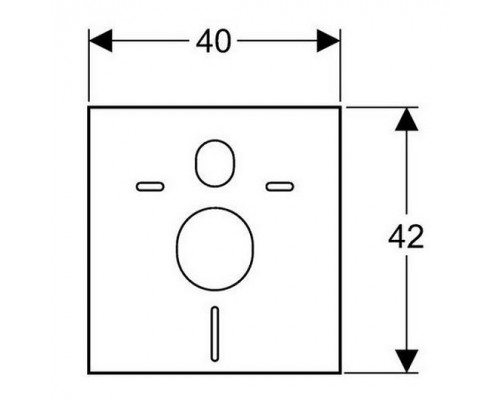 156.050.00.1 звукоизолирующая прокладка для унитаза,биде 156.050.00.1