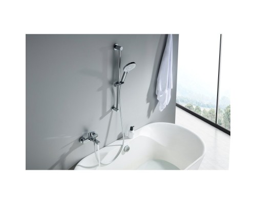 AQ1748CR ЛУГАНО смеситель для ванны с душевым гарнитуром 3jet AQ1748CR