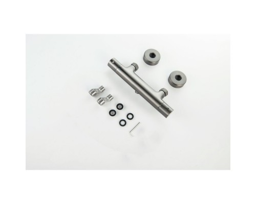 AQ1363BGM ЕВРОПА термостатический смеситель для душа, оружейная сталь (шлиф. черный хром) AQ1363BGM