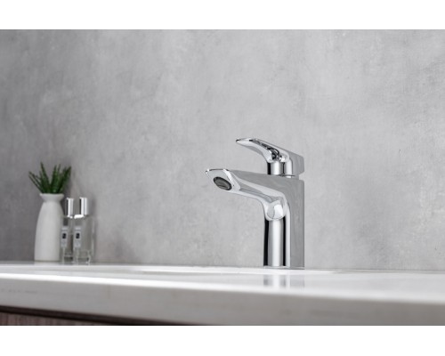 AQ1011CR ВЕГА смеситель для раковины 97 с донным клапаном AQ1011CR