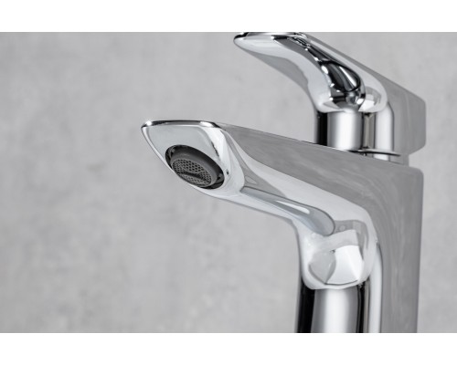 AQ1011CR ВЕГА смеситель для раковины 97 с донным клапаном AQ1011CR