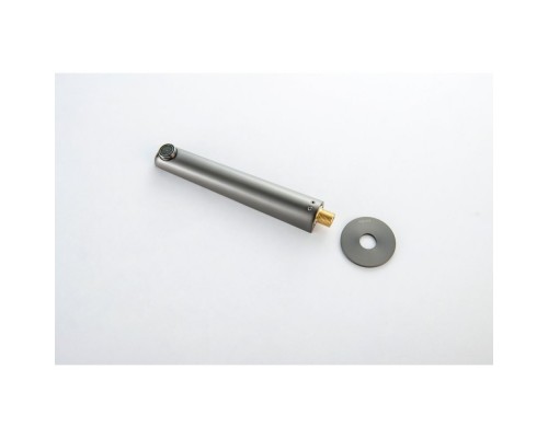 AQ1141BGM БЕТТА излив для ванны 224 мм, оружейная сталь (шлиф. черный хром) AQ1141BGM