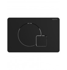 KDI-0000069(QD) Панель смыва Черный матовый (клавиши круг/квадрат), 162244 мм KDI-0000069