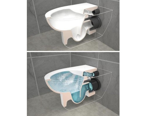 ODEON UP E4570-00 Подвесной унитаз без обода (54х36,5 см) E4570-00