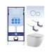 SET AQUATEK ЕВРОПА-015 4в1 (рама AQUATEK Standard INS-0000012 с клавишей KDI-0000015 и крепежом KKI-0000002+унитаз AQ1901-00 с тонким сиденьем sc) SET AQUATEK ЕВРОПА-015 4в1