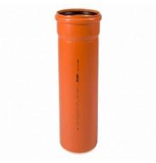 Труба, Ostendorf, KG, KGEM, SN 4, Ø-160, длина, мм-6000, PVC, цвет-RAL 8023 оранжево-коричневый, для наружной канализации