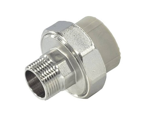 Муфта PP-R сер комб разъем Дн25х3/4" НР VALFEX 10156020Г Муфта PP-R сер комб разъем Дн25х3/4" НР VALFEX 10156020Г