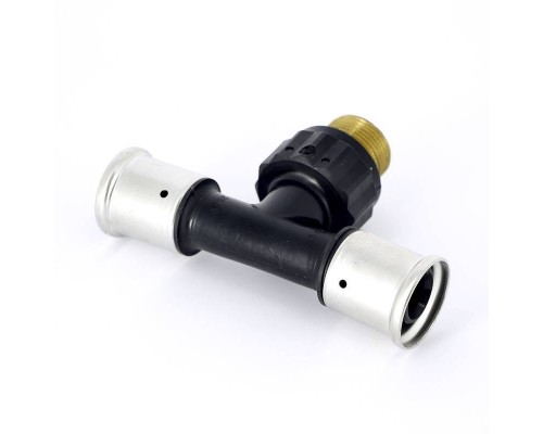 Тройник пресс-Н PVDF HENCO 26х3/4"х26