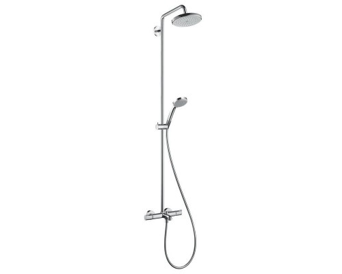 Душевая система HansGrohe HG Croma Showerpipe 220 1jet с термостатическим смесителем для ванны хром