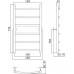 Стилье Универсал-50 Полотенцесушитель водяной для ГВС 46x73,6h см, цвет: без покрытия 00650-8040