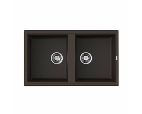Мойка, OMOIKIRI, Tedori, шгв 860-510-200, отверстия для смесителя-2 промаркированных, цвет-темный шоколад