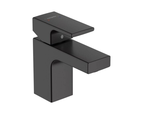 Смеситель для раковины, Hansgrohe, Vernis Shape, цвет-черный матовый (Nero Opaco, Matt Black)