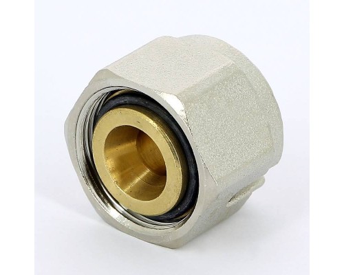 Соединитель для PEX-трубы обжим EMMETI 16х2,2(М24х19)