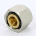 Соединитель для PEX-трубы обжим EMMETI 16х2,2(М24х19)