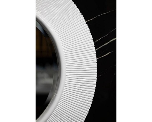 Boheme Зеркало круглое подвесное 82х5х82h см, цвет: white 528-W light