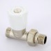 Вентиль НН для радиаторов с разъемным соединением TIEMME 1/2" x 3/4"EK