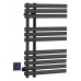 Boheme Venturo Полотенцесушитель электрический 50х11,8х80h см, цвет: черный 723-B
