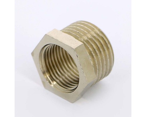 Футорка НВ никелированная UNI-FITT 3/8"x1/2" Футорка НВ никелированная UNI-FITT 3/8"x1/2"