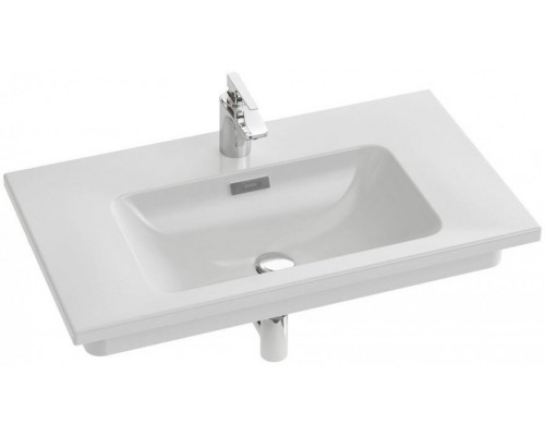 Vox EXAE112-Z-00 Подвесная раковина-столешница с гладкой нижней поверхностью 80 х 46 см, Для установки на мебель EXAE112-Z-00