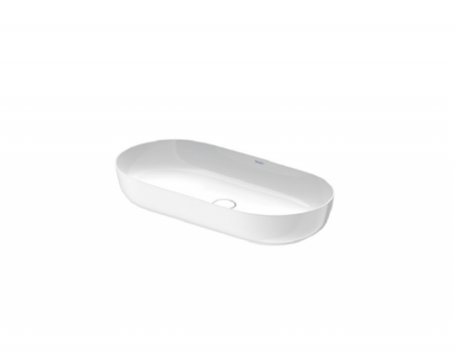 Раковина, Duravit, Luv, шгв 800-400-140, отверстия для смесителя-отсутствуют, WonderGliss, цвет-белый