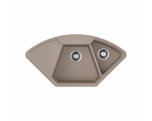 Мойка, OMOIKIRI, Yonaka, шгв 980-510-220, отверстия для смесителя-3 промаркированных, цвет-бежевый