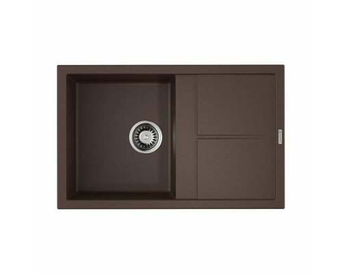 Мойка, OMOIKIRI, Sumi, шгв 790-500-220, отверстия для смесителя-6 промаркированных, цвет-темный шоколад