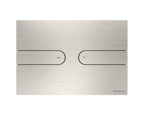 Клавиша смыва, Artceram, Inox 713, для унитаза, шгв 245-5,5-165, цвет-Steel