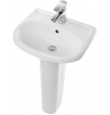 КОМФОРТ 50 Умывальник пьедестальный ВКС Белый S1 (WB.PD/Comfort/50-C/WHT.G/S1) WB.PD/Comfort/50-C/WHT.G/S1