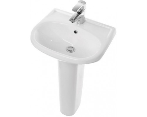 КОМФОРТ 50 Умывальник пьедестальный ВКС Белый S1 (WB.PD/Comfort/50-C/WHT.G/S1) WB.PD/Comfort/50-C/WHT.G/S1
