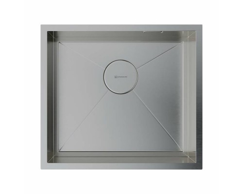 Мойка, OMOIKIRI, Kasen, шгв 490-440-175, отверстия для смесителя-отсутствуют, цвет-нержавеющая сталь