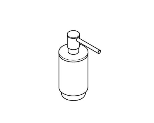 Дозатор жидкого мыла GROHE Selection, темный графит, глянец (41028A00)