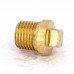 Заглушка Н Viega 1/4" с квадратом и бортиком бронза