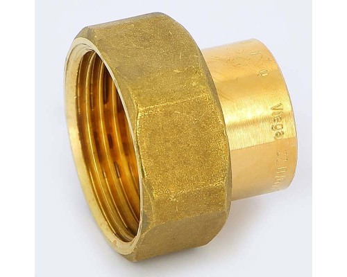 Вставка с накидной гайкой пайка-В с плоской прокладкой VIEGA 22х1"