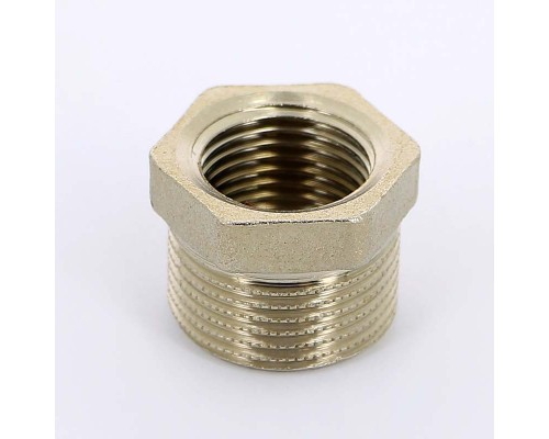 Футорка НВ никелированная UNI-FITT 1/2"x3/4" Футорка НВ никелированная UNI-FITT 1/2"x3/4"