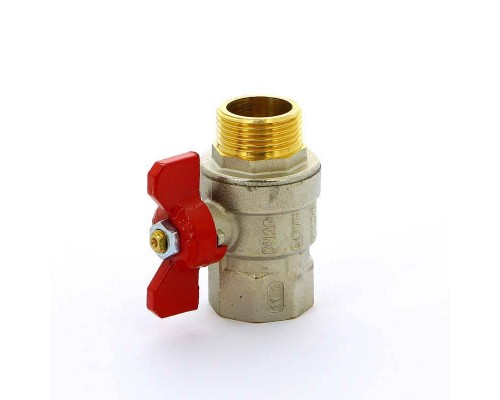 Кран шаровой НВ SCIROCCO бабочка TIEMME 3/4"