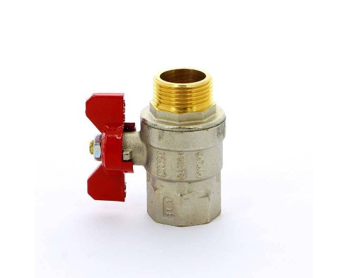 Кран шаровой НВ SCIROCCO бабочка TIEMME 3/4"