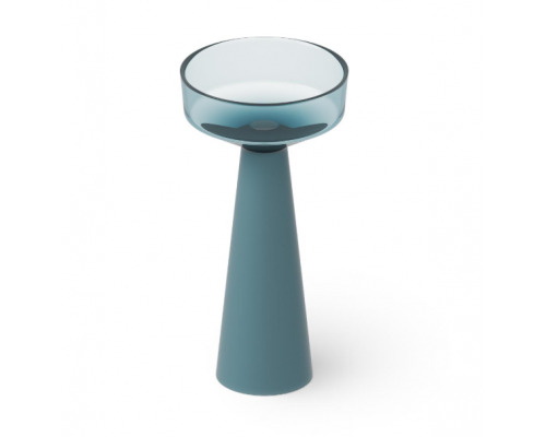 Раковина, DEA Design, Pedestal Basin, шгв 425-425-850, отверстия для смесителя-отсутствуют, цвет-Dark Blue Раковина, DEA Design, Pedestal Basin, шгв 425-425-850, отверстия для смесителя-отсутствуют, цвет-Dark Blue