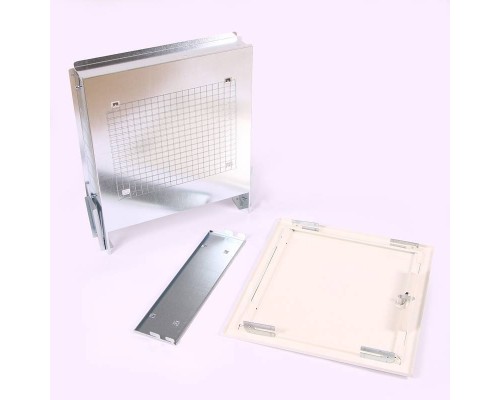 Шкаф коллекторный металлический встраиваемый EMMETI 740х630х110-160
